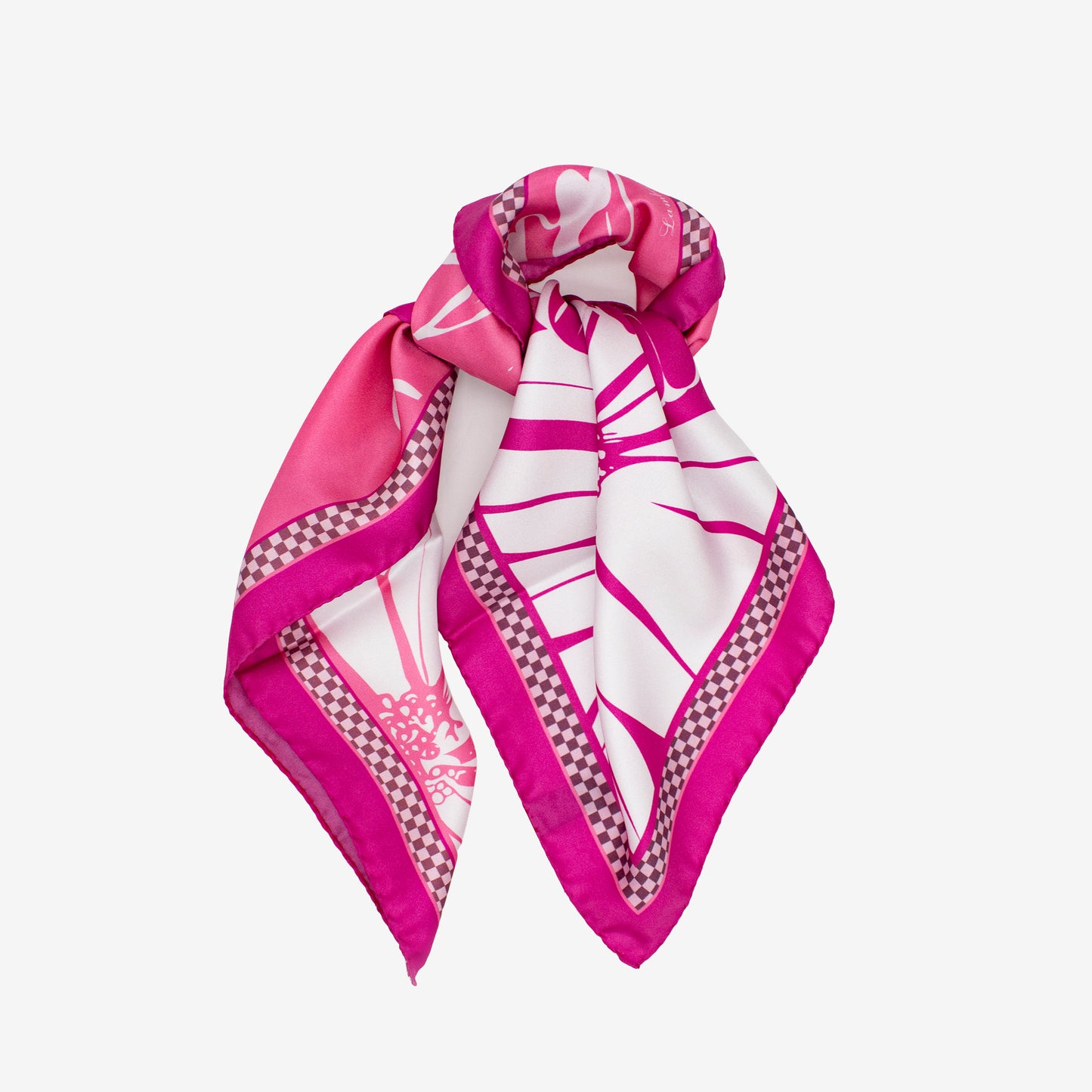 Cosmos Flower - Midi Silk Scarf