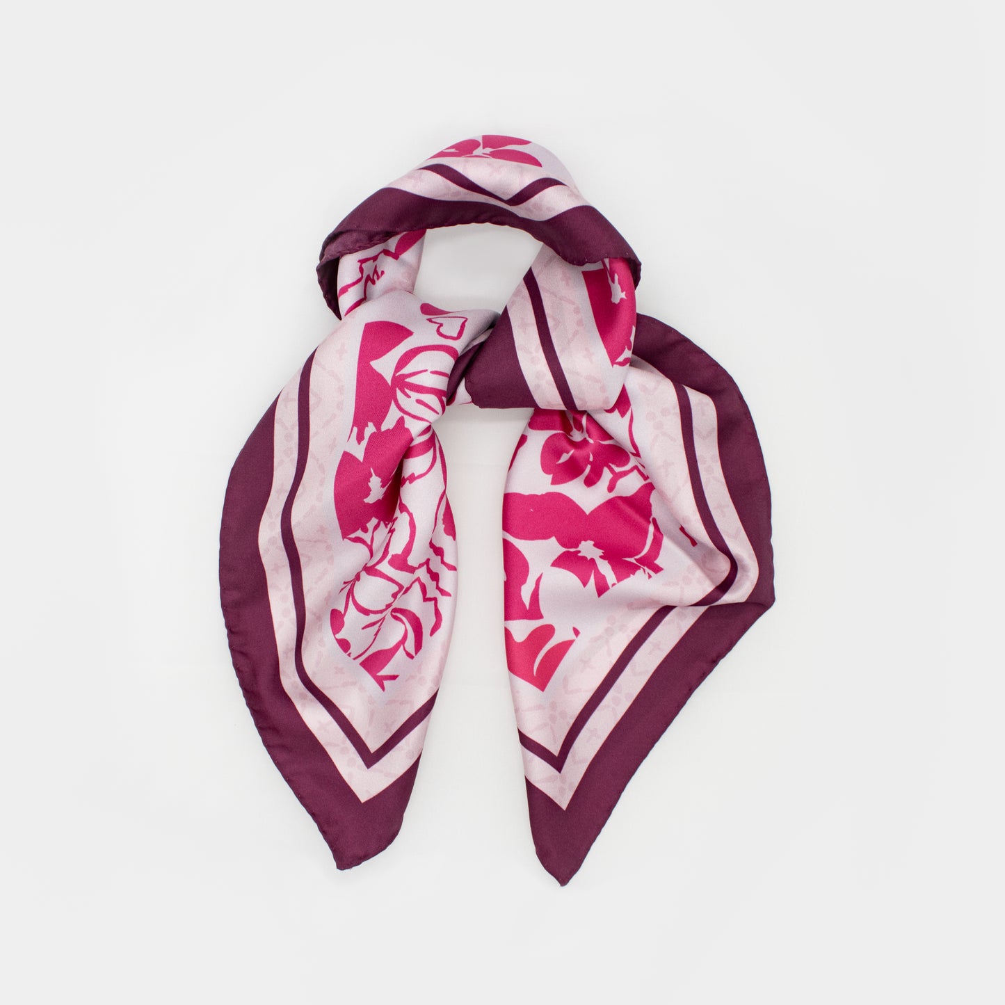 Floral Lino - Midi Silk Scarf