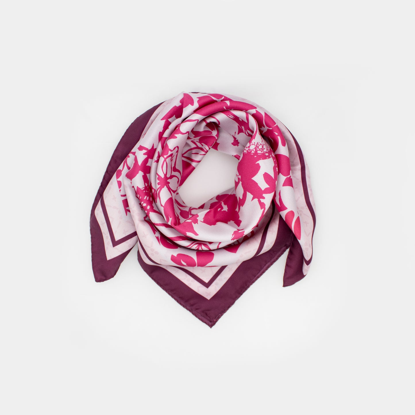 Floral Lino - Midi Silk Scarf