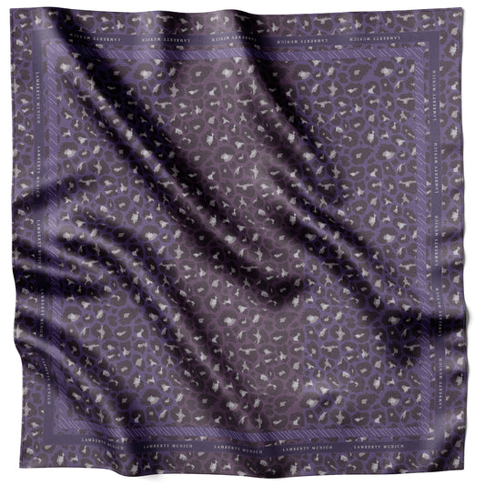 A Winter Wilderness MAXI Dark Purple Silk Twill